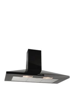Leisure H91Pk 90Cm Chimney Cooker Hood - Black